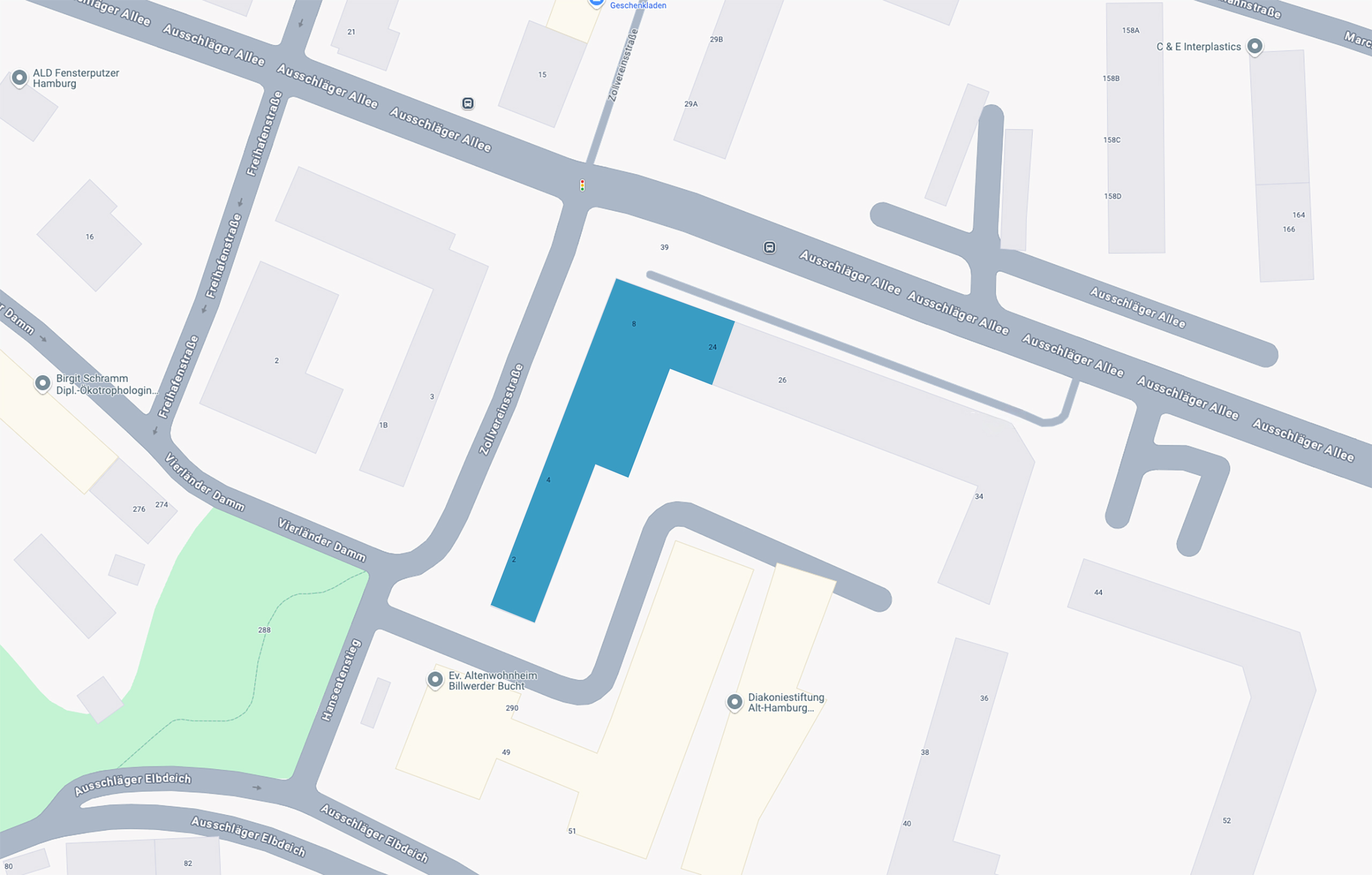Übersichts-/Straßenkarte